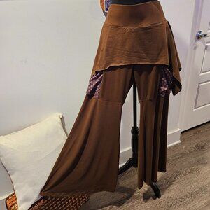 Bohemian palazzo pants w/self skirt 2XL